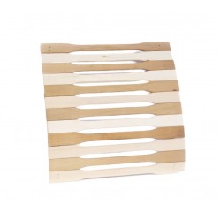 Подголовник пружинный анатомический Термо (фигур. рейка) для бани