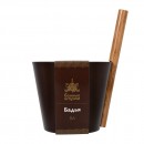 Бадья из алюминия 5 л Банные штучки (коричневая)