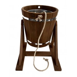 Обливное ведро 10л с нержавеющей вставкой ТЕРМО ОЛЬХА