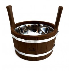 Шайка 7 л с нержавеющей вкладкой ТЕРМО ОЛЬХА