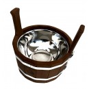 Шайка 12 л с нержавеющей вкладкой ТЕРМО ОЛЬХА