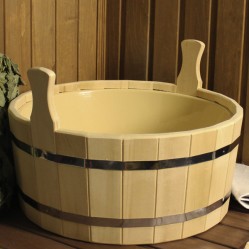 Шайка двуручная 20 л с пластмассовой вставкой (ШП-20)