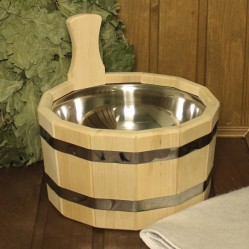 Шайка одноручная 4,5 л с нержавеющей вставкой (ШН-4,5)