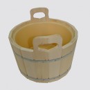 Шайка 12 л с пластиковой вставкой (ПЛ-14)