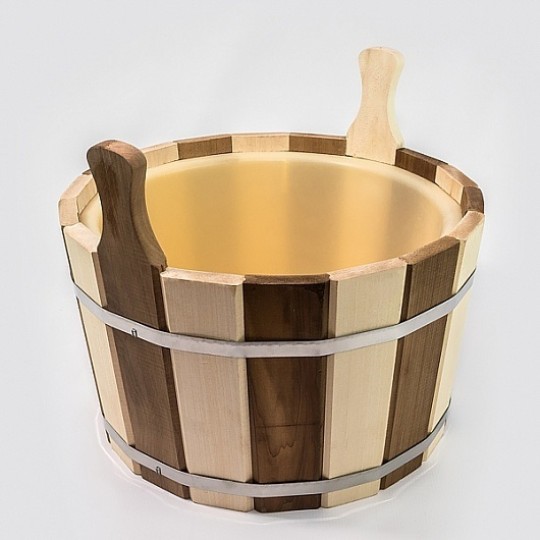 Шайка 12 л с пластиковой вставкой Термо (ТПЛ-14)