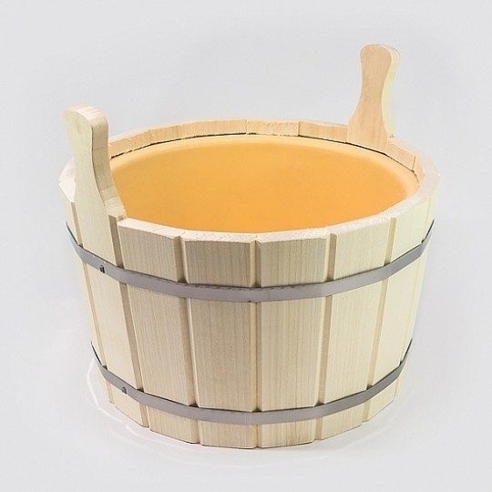 Шайка двуручная 15 л с пласт. вкладкой (ПЛ-15)