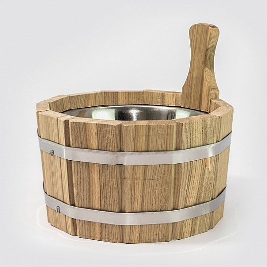 Ушат 3 л. с нержавеющей вставкой ДУБ (ДЛТ-10)