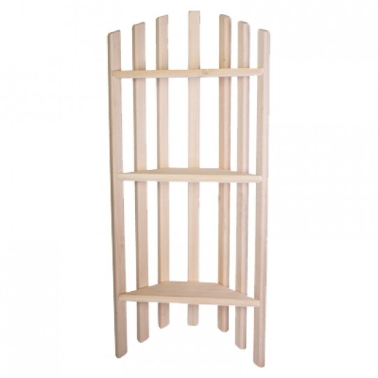 Полка угловая трехъярусная арт.03325