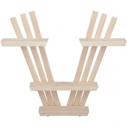 Полка настенная V-образная трехъярусная арт.03670