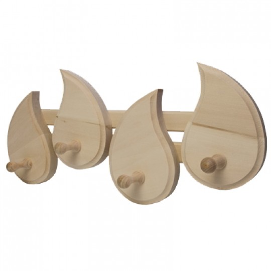 Вешалка Огонек на 4 крючка арт.32243