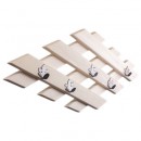 Вешалка "Ромб" с 5-ю железными клиновыми крючками арт.32311