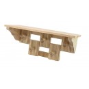 Полка с вешалкой МП-57