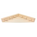 Полка угловая с вешалкой 6 рожков М-47