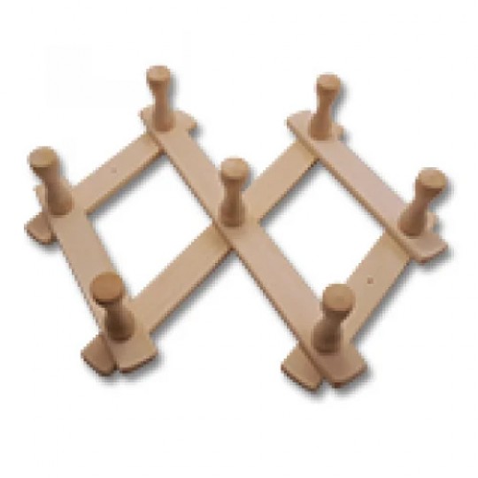 Вешалка (5кр., раздвижная) (Ольха)
