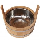 Шайка 12 л с нержавеющей вкладкой (ОЛЬХА)