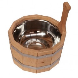 Ушат 3 л с нержавеющей вкладкой (ОЛЬХА)