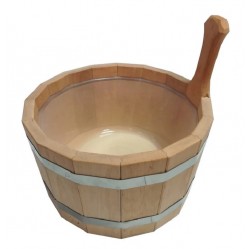 Шайка одноручная 5 л с пластмассовой вставкой (ОЛЬХА)