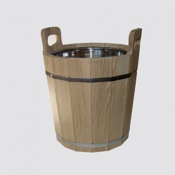 Запарник 15 л дуб с нержавеющей вставкой (ДЛТ-16)