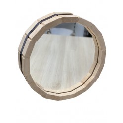 Зеркало "Бочонок" малое для бани