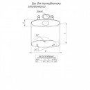 Бак «Комфорт» (AISI 201/1.0) вертикальный эллипс 60л