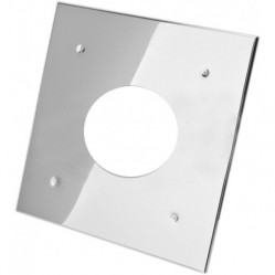 Экран защитный ф. 110 (430/0,5 мм) 500*500 с отверстием, Ferrum