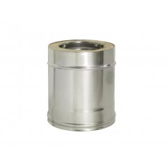 Оцинкованная сэндвич труба 0.25 метра ф. 110/210 (304-0.5/ОЦ-0.5)