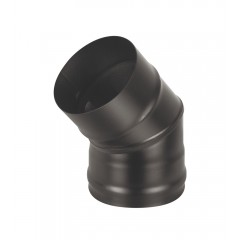 Колено BLACK (AISI 430/0,8мм) 45* 2-х секц. д.115
