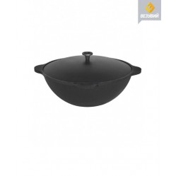 Казан Везувий чугунный 6л (без крышки)