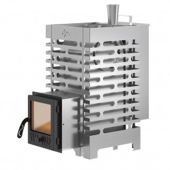 Печь для бани ASTON 16 INOX стекло "АКВА" Печь для бани ASTON 16 INOX стекло "АКВА"