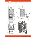 Печь для бани ASTON 20 INOX "АКВА"