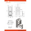 Печь для бани ASTON 24 INOX (310) Long