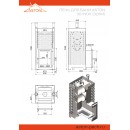 Печь для бани ASTON 30 INOX (320М)