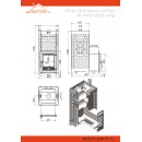 Печь для бани ASTON 30 INOX (320) Long