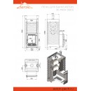Печь для бани ASTON 30 INOX (320)