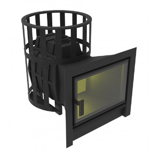 Печь-Камин Воевода-ФЛАГМАН 20 сетчатый кожух