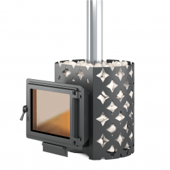 Печь для бани ЭТНА 24 (Панорама)