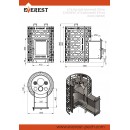 Печь для бани Эверест "Steam Master" 24 INOX (320М) Печь для бани Эверест "Steam Master" 24 INOX (320М)