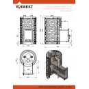 Печь для бани Эверест "Steam Master" 32 INOX (320M) Печь для бани Эверест "Steam Master" 32 INOX (320M)