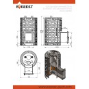 Печь для бани Эверест "Steam Master" 60 INOX (320М) Печь для бани Эверест "Steam Master" 60 INOX (320М)
