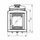 ProMetall Атмосфера L в ламелях из натурального камня «Окаменевшее дерево» перенесенный рисунок