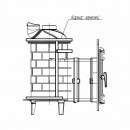 ProMetall Атмосфера L в ламелях из натурального камня «Окаменевшее дерево» перенесенный рисунок