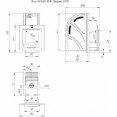 Печь для бани Теплодар Каскад 12Т Панорама (без двери 16/обрамления) (2018)