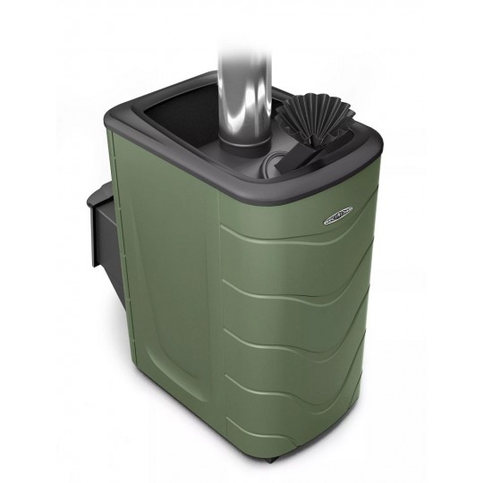 Банная печь Гейзер 2014 Carbon ДА ЗК хризолит