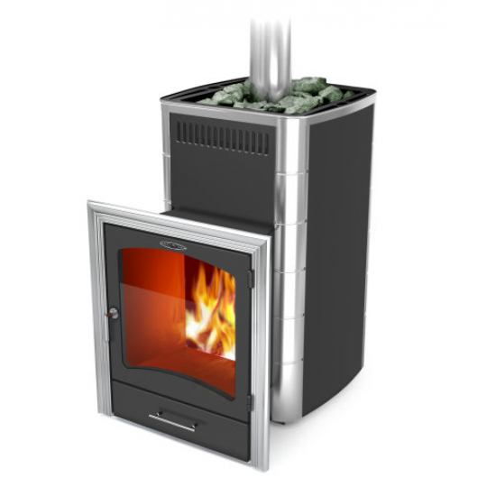 Банная печь Термофор Калина II Inox БСЭ антрацит НВ ПРН