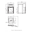 Банная печь Термофор Калина II Inox БСЭ антрацит НВ ПРА