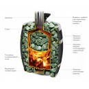 Банная печь TMF Саяны II Inox ДА ЗК