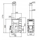 Банная печь Термофор Скоропарка 2017 Inox ДНС КТК Б антрацит