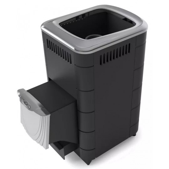 Чугунная печь для бани Термофор Тунгуска Cast ДН антрацит