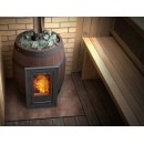 Банная печь Термофор Вариата Inox Люмина КТК Баррель палисандр