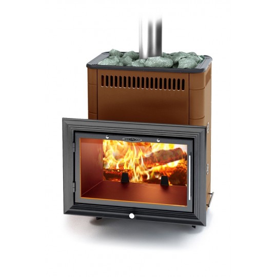 Банная печь Термофор Витрувия II Inox БСЭ ТО терракота